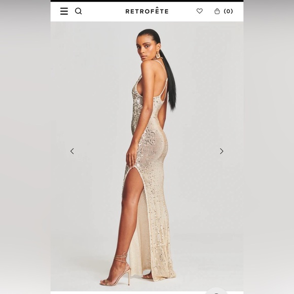 Retrofete Crochet Maxi Dress - Picture 5 of 7